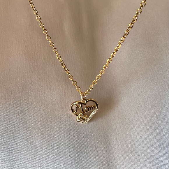 Gold-Filled Mom Pendant Necklace - Picture 5 of 7